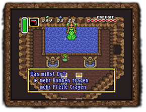 A Link to the Past Pfeile Bomben