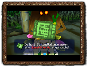 Majora's Mask Deku Urkunde