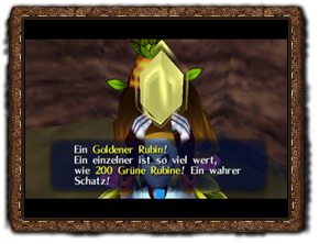 Majora's Mask Deku Urkunde