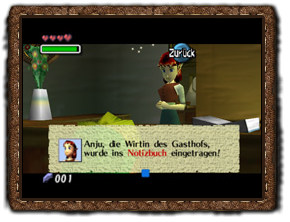 Majora's Mask Notizbuch der Bomber