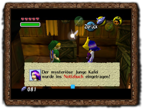 Majora's Mask Notizbuch der Bomber