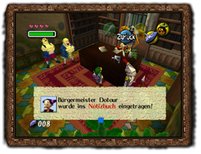 Majora's Mask Notizbuch der Bomber