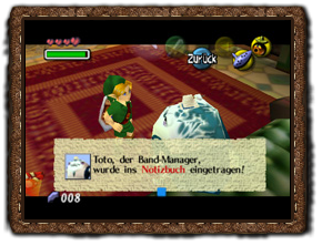 Majora's Mask Notizbuch der Bomber