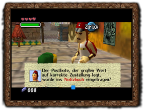 Majora's Mask Notizbuch der Bomber