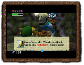 Majora's Mask Notizbuch der Bomber