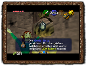 Ocarina of Time Groe Geldbrse