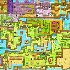 Oracle of Seasons Oberwelt Karte