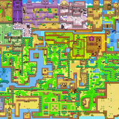 Oracle of Seasons Oberwelt Karte