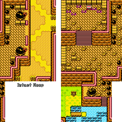 Oracle of Seasons Oberwelt Karte