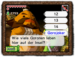 Phantom Hourglass Goronen Quiz