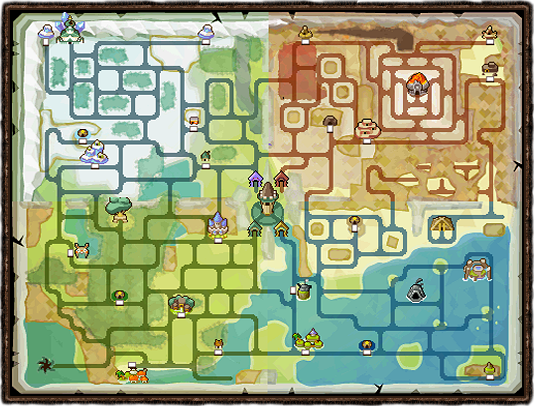 Spirit Tracks Ingame Karte