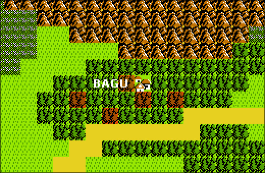Zelda II: Adventure of Link Bagus Versteck