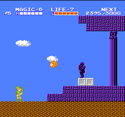 Zelda II: Adventure of Link Insellabyrinth Karte