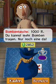 Phantom Hourglass Bombentasche